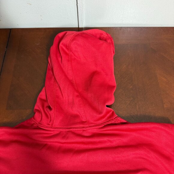 Nike‎ Mens Red Pullover Hoodie L Polyester - Picture 10 of 11